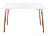 Table 110 white / wood Стол деревянный фото