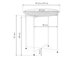 Tray 47х51 white Журнальный стол купить