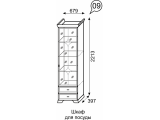Венеция 9. Шкаф для посуды купить