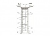 Нельсон №952 Шкаф угловой, кашемир серый купить
