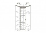 Нельсон №952 Шкаф угловой, серый камень купить