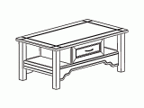 Cтол журнальный Флоренция №670 купить