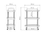 Case 56х35х82 white Журнальный стол распродажа