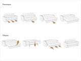 Диван аккордеон Гранд НПБ (155х200) купить