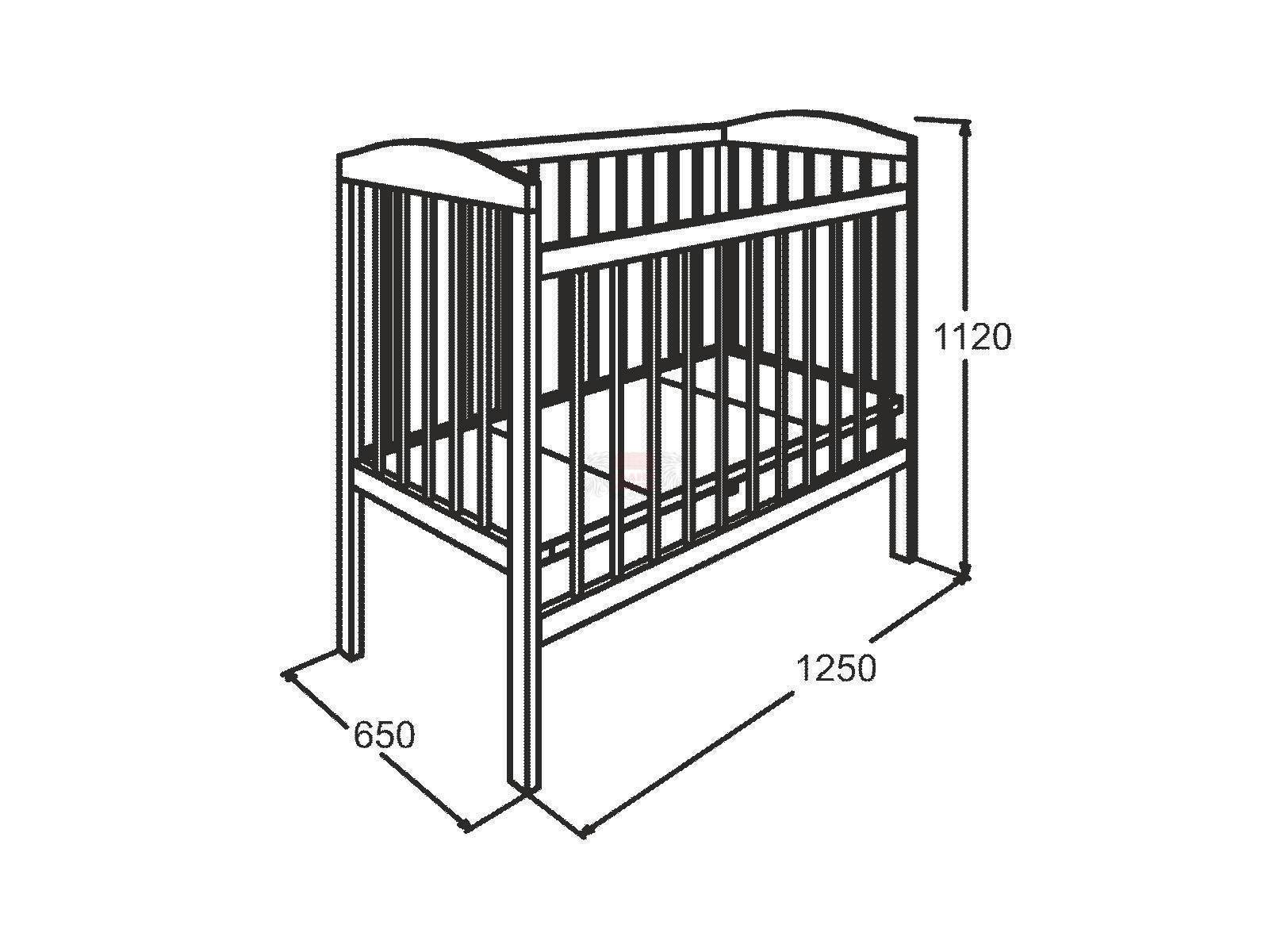 Размеры детских кроватей фото